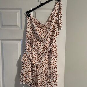 Leopard Print Ruffle Dress